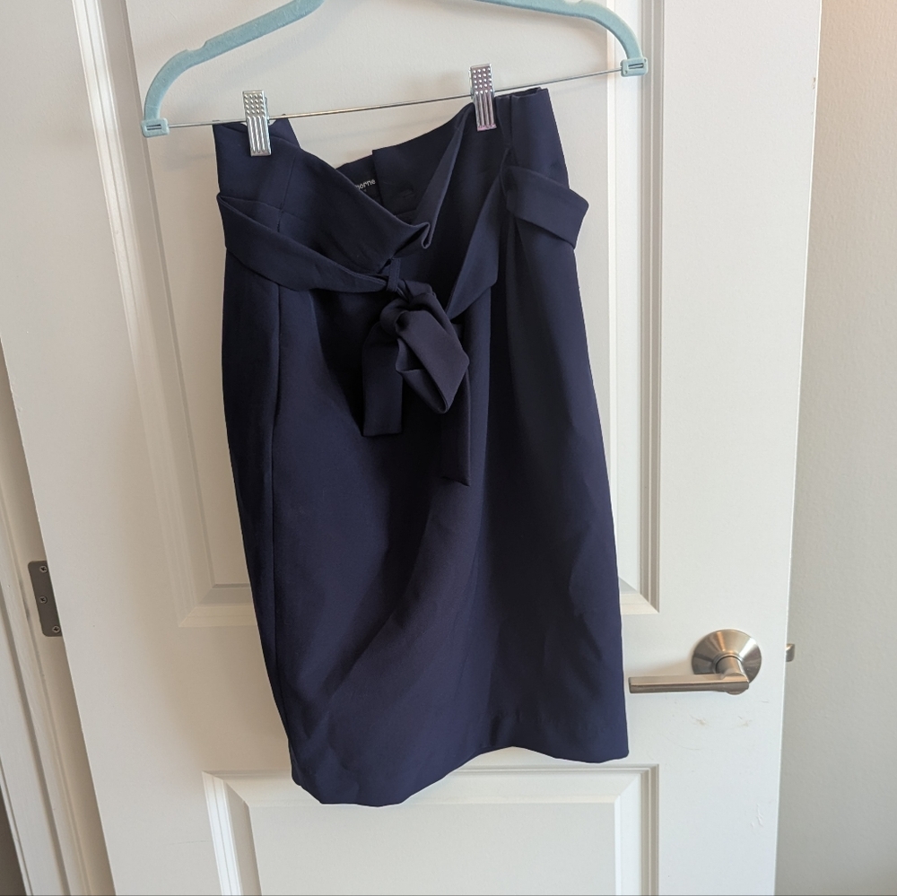 Liz Claiborne Navy Career Skirt Size 8